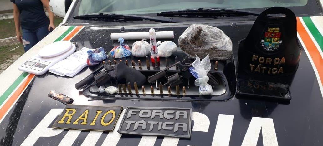 Pmce Captura Dois Suspeitos De Tentativa De Homic Dio Armas De Fogo