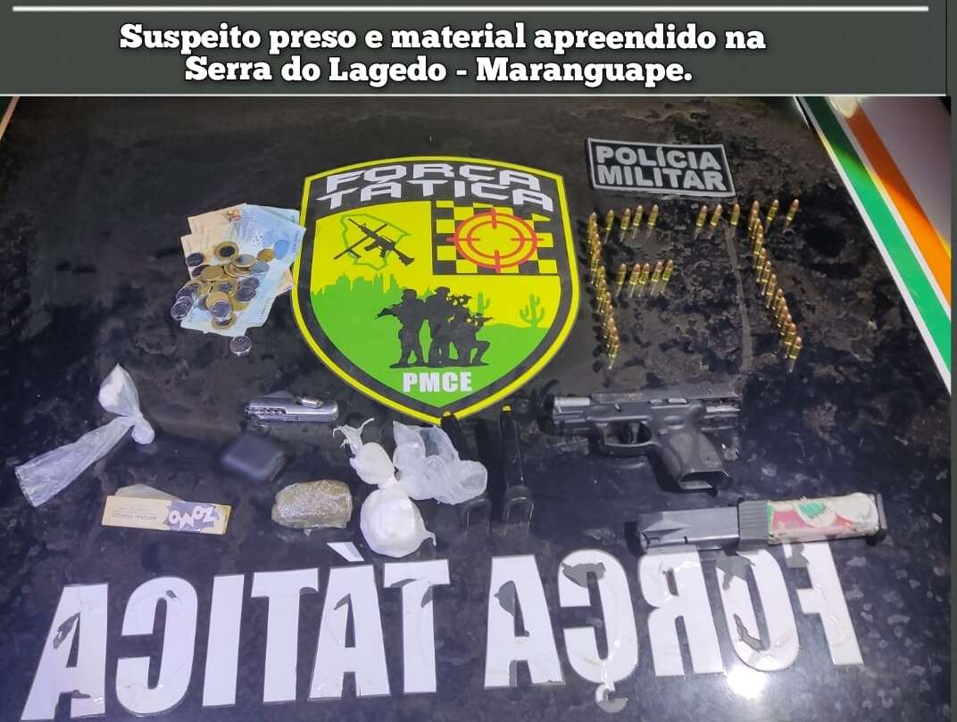 Suspeito passagem pela polícia por três homicídios é preso pela